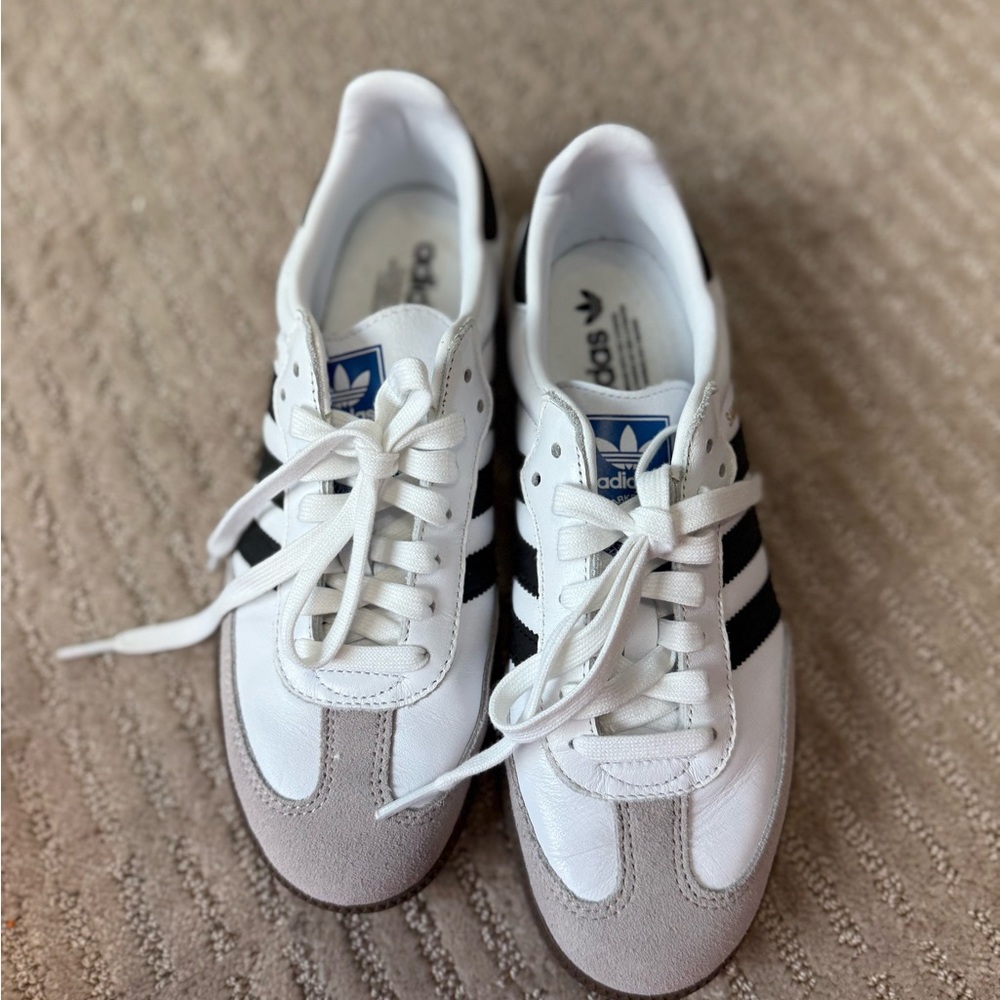 Adidas Originals Samba OG sneakers in white and black